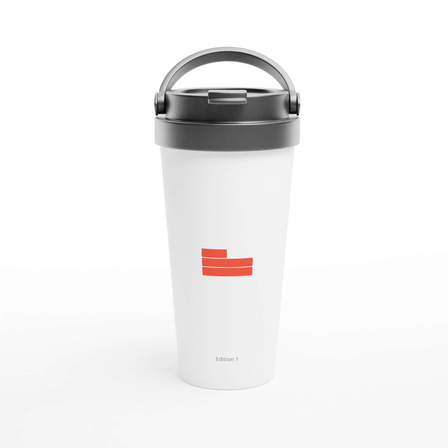 Limited Edition: Minimalist Brand - White 15oz Stainless Steel Travel Mug
