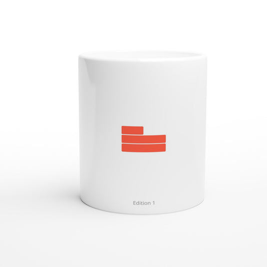 Limited Edition: Minimalist Brand - White 11oz Ceramic Mug