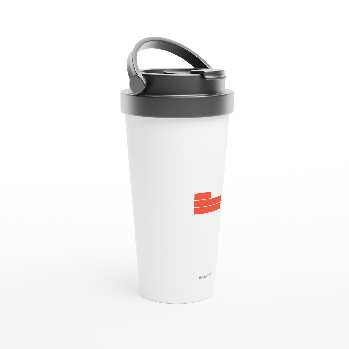 Limited Edition: Minimalist Brand - White 15oz Stainless Steel Travel Mug
